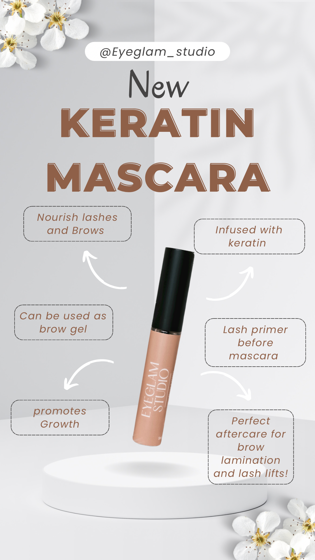 EYEGLAM KERATIN MASCARA