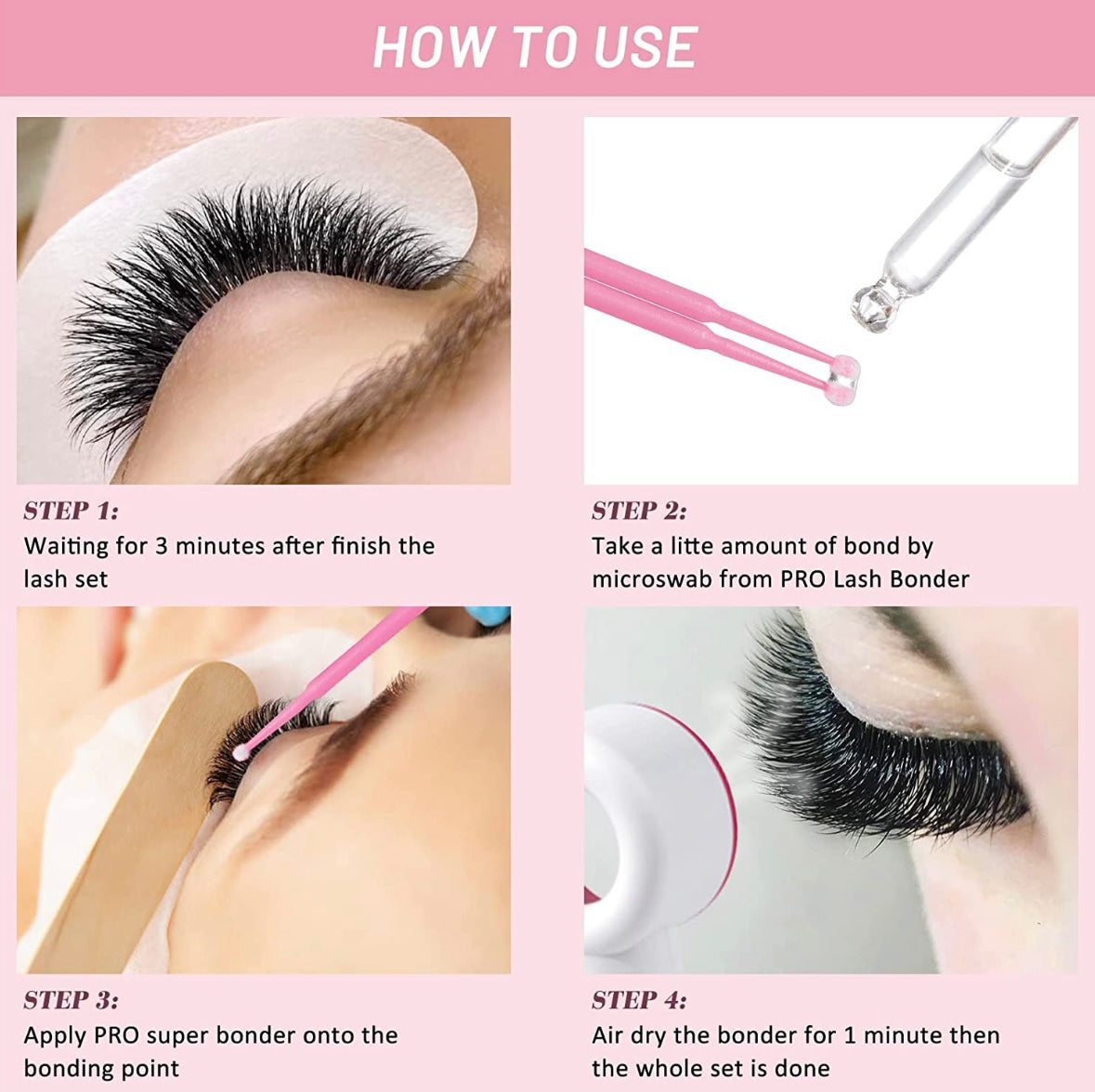 Pro Retention Lash Bonder Waterproof Extension Sealant - Eyeglam Studio Beauty