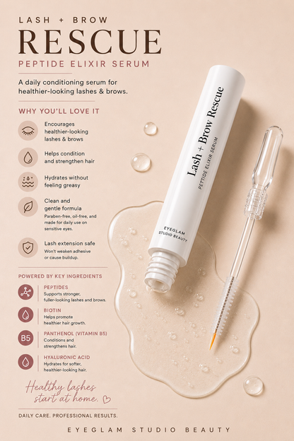 Lash + Brow Rescue Peptide Elixir Serum