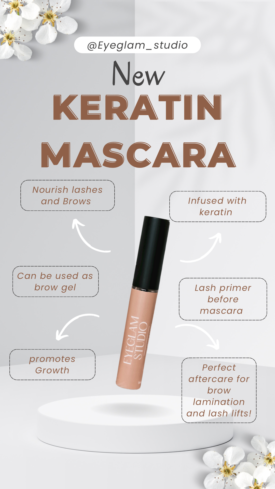 Luxe Keratin Lash & Brow Serum + Clear Mascara