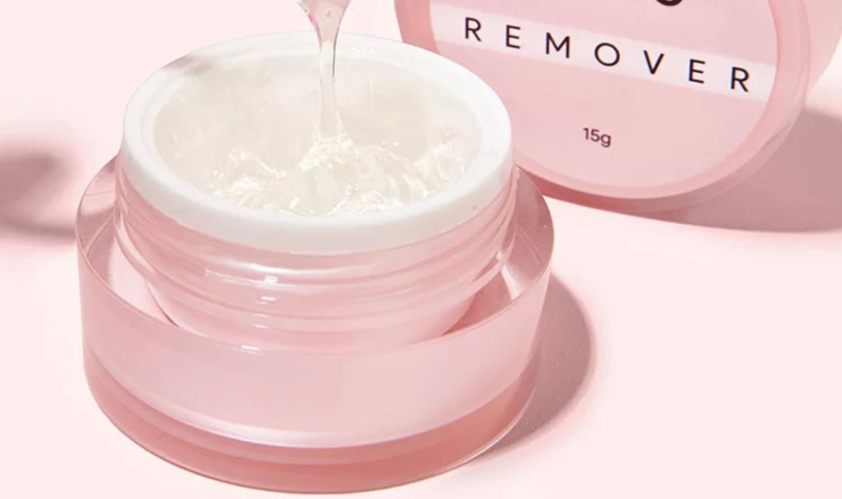 Strawberry jelly lash remover