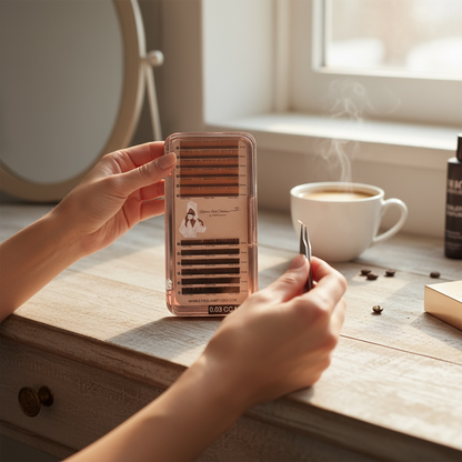 Cafecito Collection Brown Lash Extensions