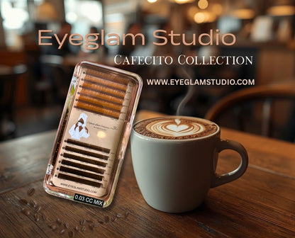 Cafecito Collection Brown Lash Extensions