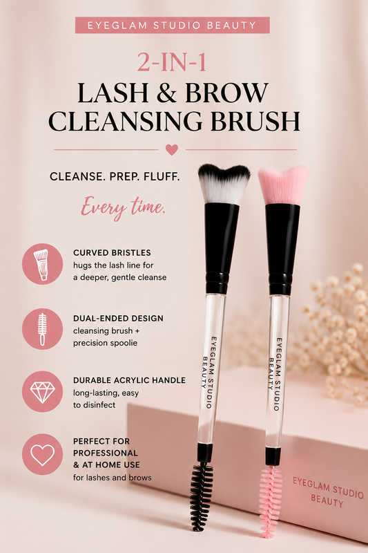 2 in 1 Gentle cleansing Brush + spoolie