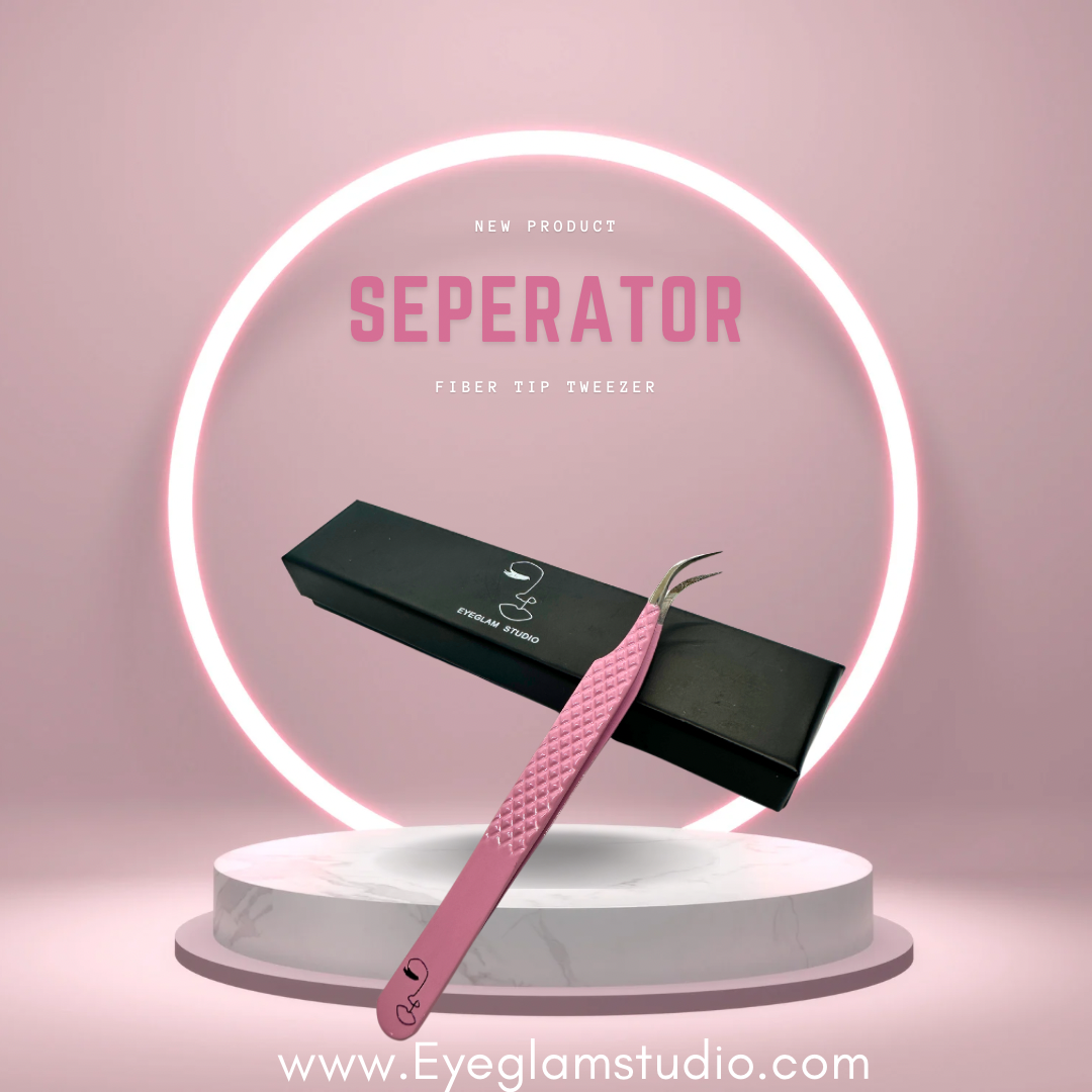 Elite MicroFiber Lash Fiber Tweezers - Eyeglam Studio Beauty 