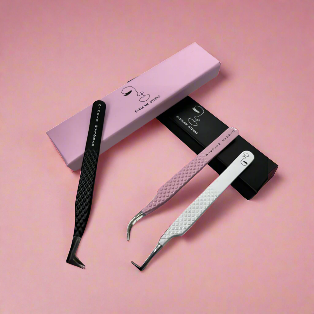 Elite MicroFiber Lash Fiber Tweezers - Eyeglam Studio Beauty 