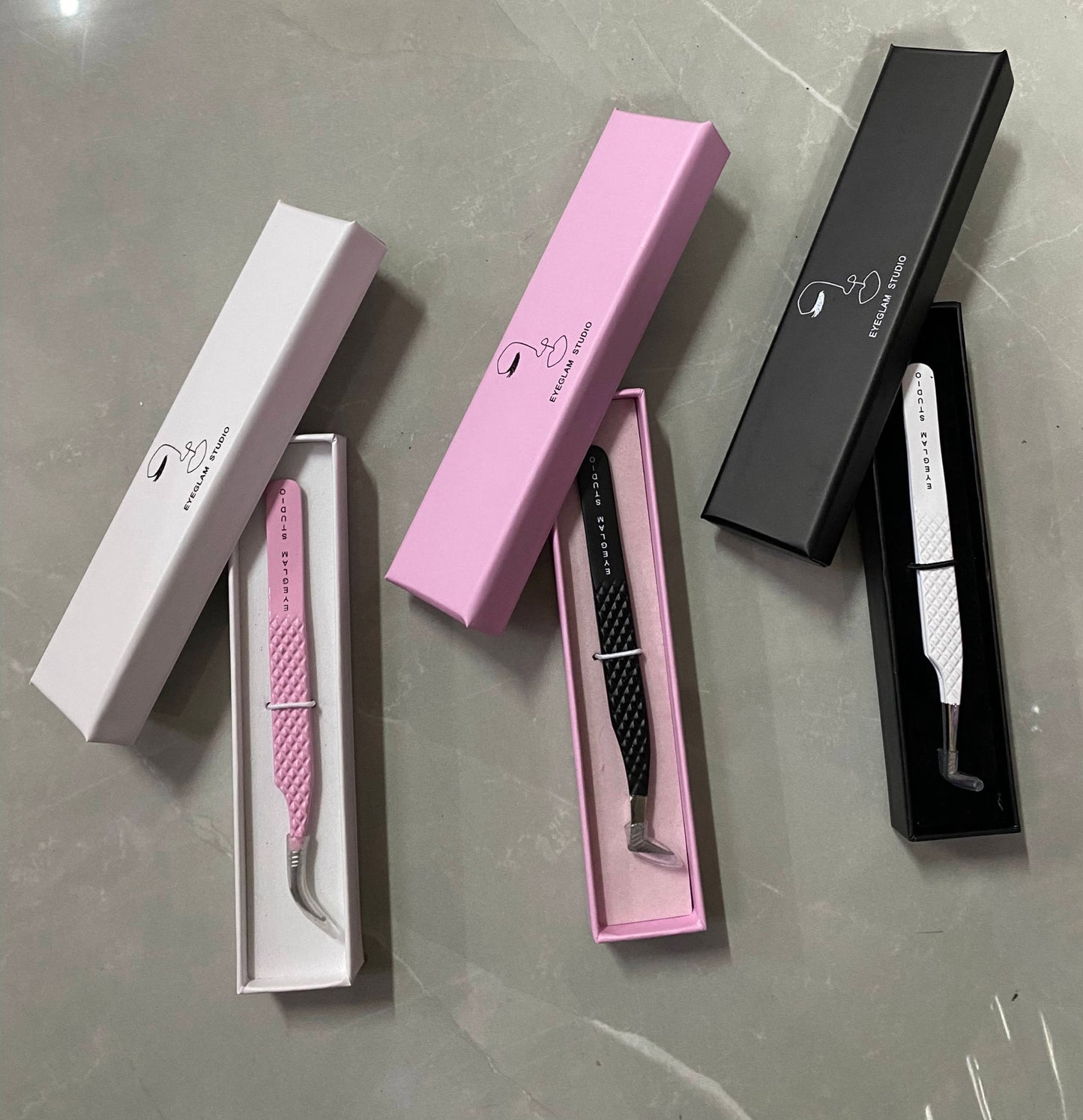 Elite MicroFiber Lash Fiber Tweezers - Eyeglam Studio Beauty 