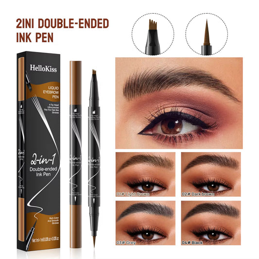 2 in 1 - 3D hair stroke brow liquid pencil