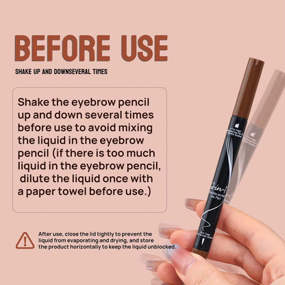 2 in 1 - 3D hair stroke brow liquid pencil