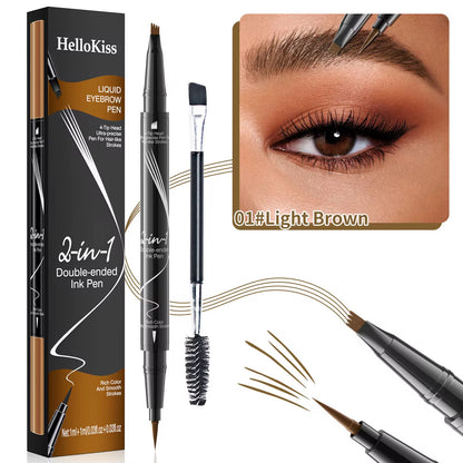 2 in 1 - 3D hair stroke brow liquid pencil
