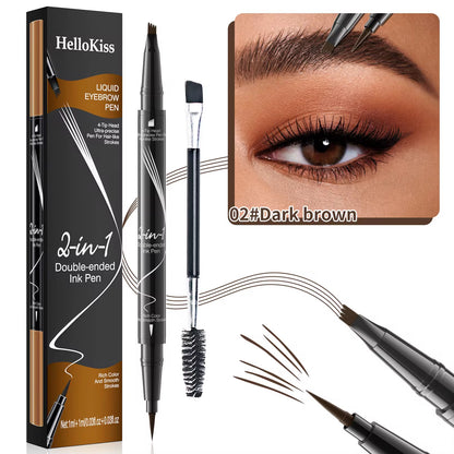2 in 1 - 3D hair stroke brow liquid pencil