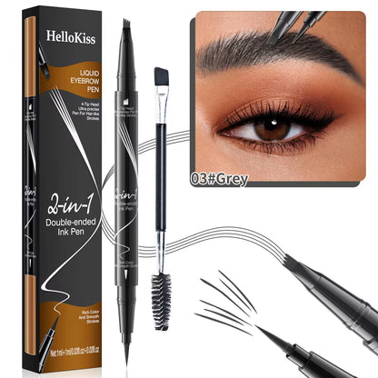 2 in 1 - 3D hair stroke brow liquid pencil