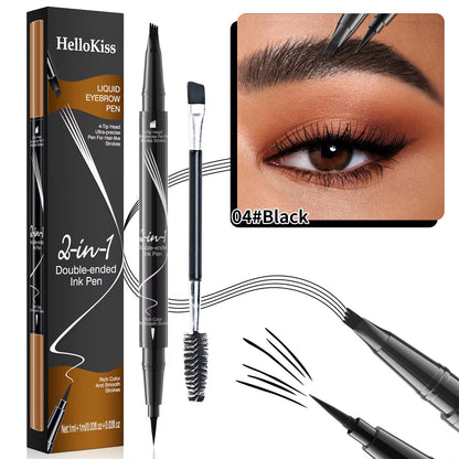 2 in 1 - 3D hair stroke brow liquid pencil
