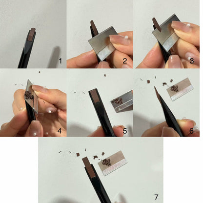 Dual-Ended Precision Waterproof Brow shaping pencil