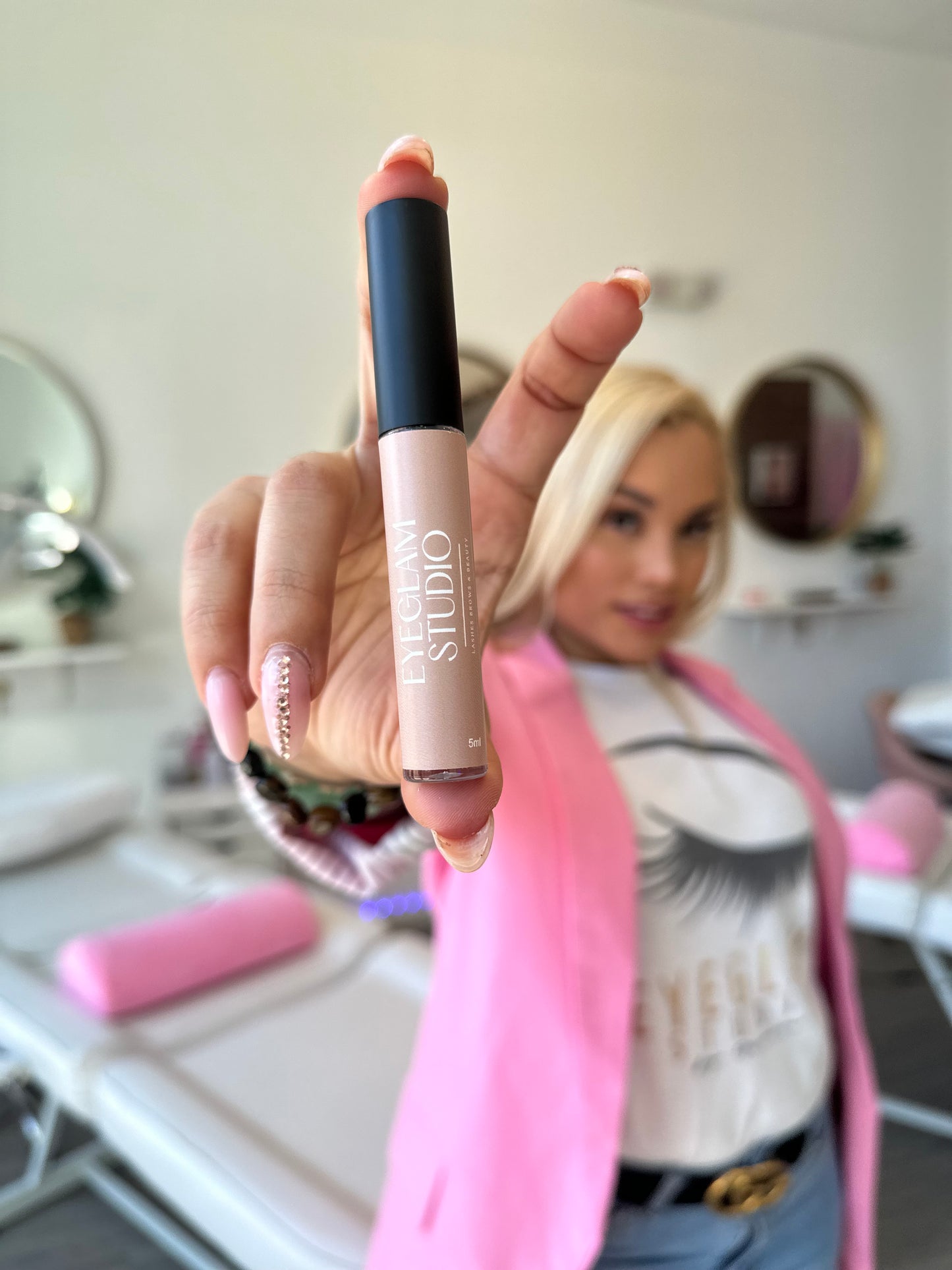 Luxe Keratin Lash & Brow Serum + Clear Mascara - Eyeglam Studio Beauty 