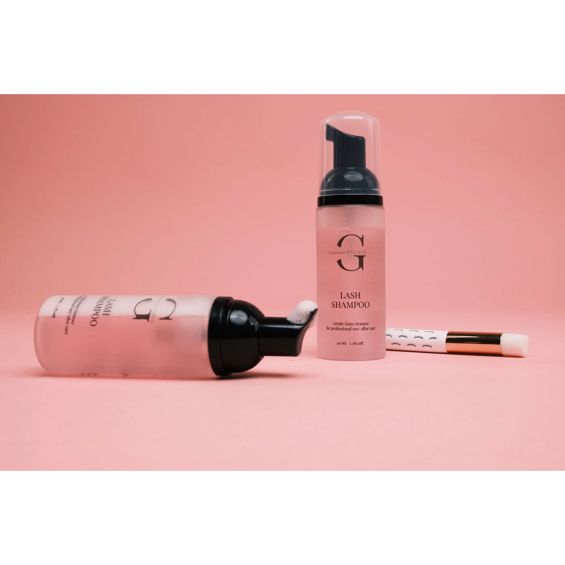 Professional Lash Aftercare Kit – Cleanser, Brush, & Travel Spoolie - Eyeglam Studio Beauty 